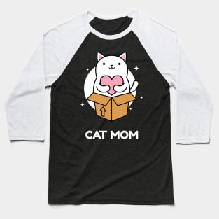 cat mom Baseball T-Shirt